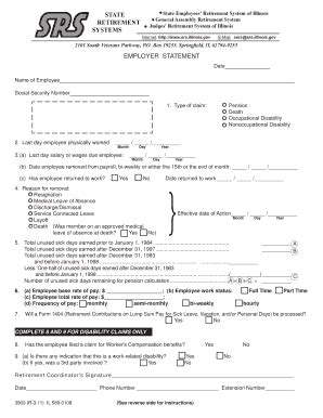 Sers illinois - New Hire Tier Determination (Form 1002) This new form should be used to indicate whether the employee has any reciprocal retirement system service credit (even if the employee previously had any service credit and has taken a refund of those contributions), and will be used to determine the proper Tier of retirement benefits (i.e. Tier 1 versus ...